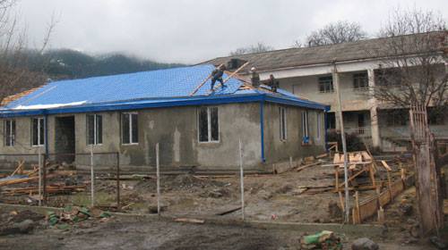 ადიგენში საბავშვო ბაღის მშენებლობა დათქმულ ვადაში ვერ სრულდება