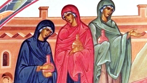 დღეს ეკლესია წმინდა მენელსაცხებლე დედათა ხსენებას აღნიშნავს