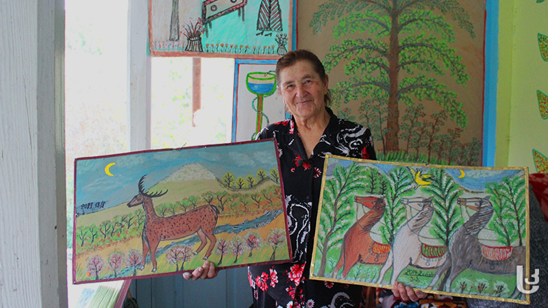 ‘იმას ვხატავ, რაც სილამაზე მგონია’ - 77 წლის ფოლკ-მხატვარი ფერსიდან [Photo/Video]